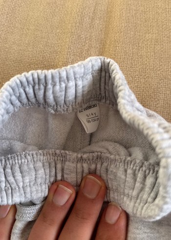 Gri Erkek Çocuk Rahat Kesim Eşofman Altı 3 lü - Görsel 2