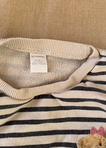 Erkek Çocuk Zebra Desenli Triko Sweatshirt - Görsel 3