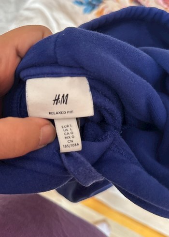 Düğmeli Kapüşonlu Lacivert Sweatshirt - Görsel 3