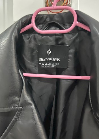 Stradivarius iyah Biker Deri Kadın Ceket - Görsel 2