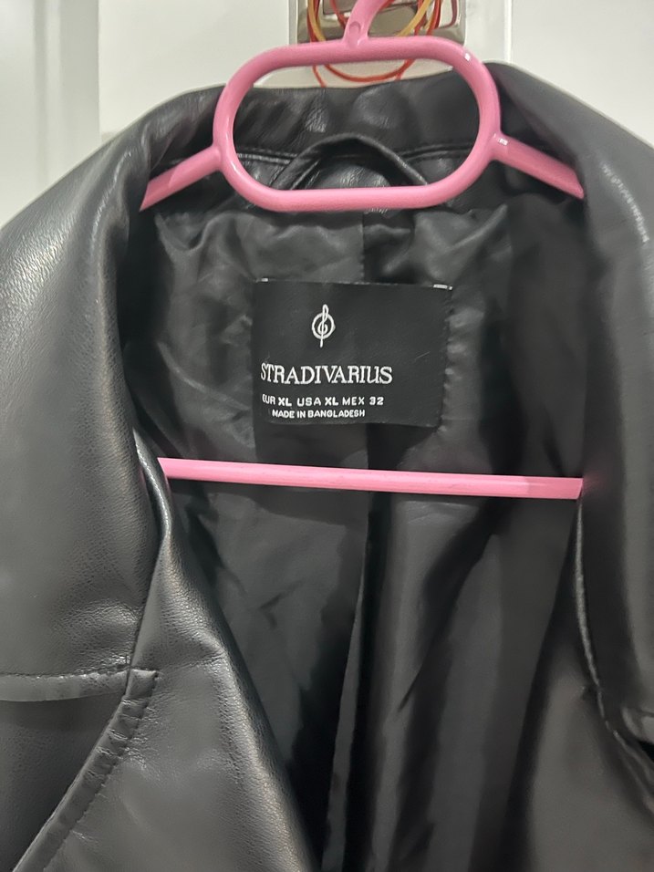 Stradivarius iyah Biker Deri Kadın Ceket - Görsel 2