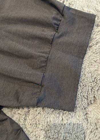 Siyah Yarım Fermuarlı Uzun Kollu Sweatshirt - Görsel 5