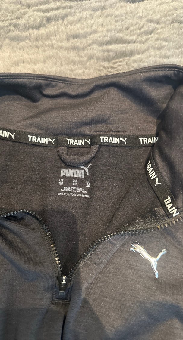 Siyah Yarım Fermuarlı Uzun Kollu Sweatshirt - Görsel 4