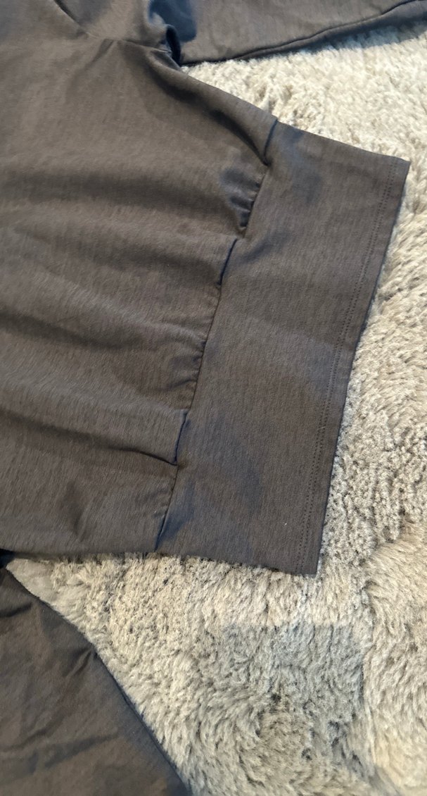 Siyah Yarım Fermuarlı Uzun Kollu Sweatshirt - Görsel 5