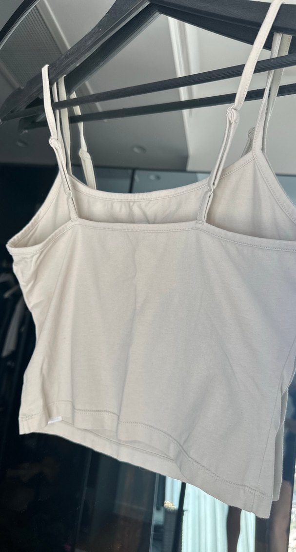 Bej İnce Askılı Kadın Atlet - Görsel 2