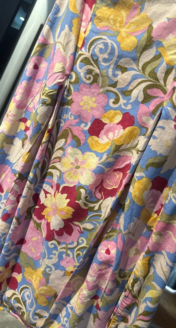 Çiçek Desenli Straplez Uzun Kadın Elbise - Görsel 5