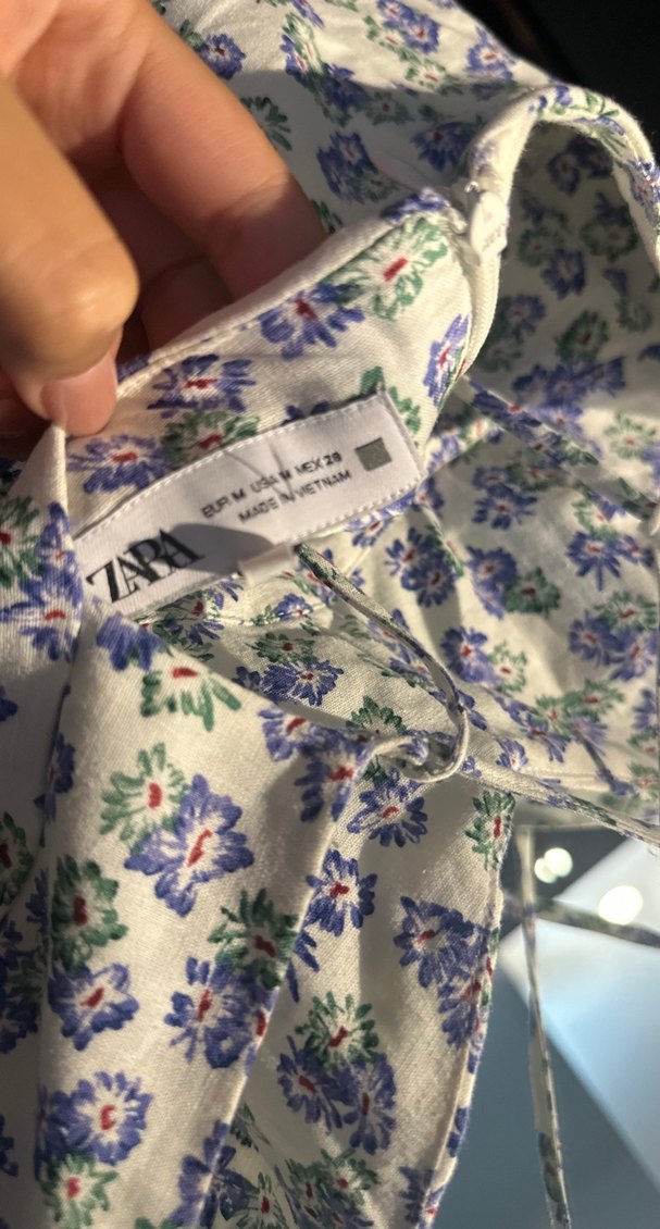 Mor Desenli Uzun Drapeli Askısız Elbise - Görsel 5