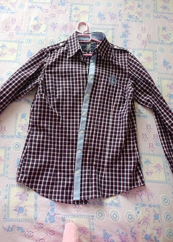 Bordo Kareli Kadın Gömlek - Görsel 5