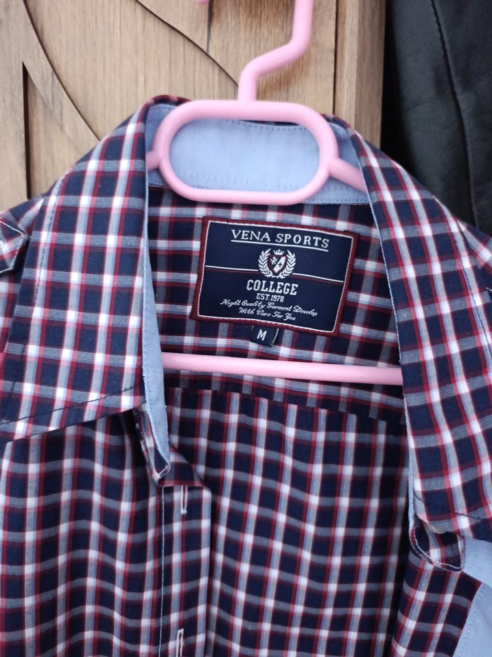 Bordo Kareli Kadın Gömlek - Görsel 2