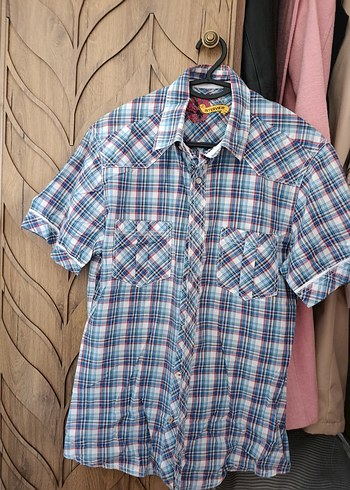 Sarar Erkek Kısa Kollu Çok Renkli Ekose Gömlek - Görsel 4