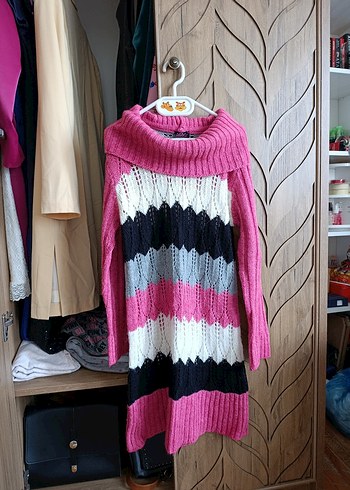 kadın triko elbise - Görsel 5