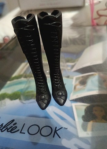 Siyah Yılan Desenli Dizüstü Botlar - Görsel 5