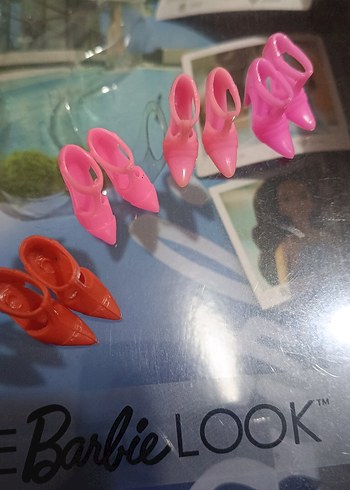 Renkli Barbie Bebek Ayakkabıları Seti - Görsel 2