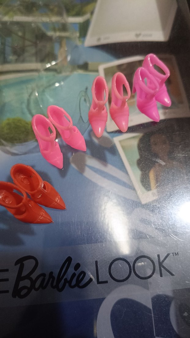 Renkli Barbie Bebek Ayakkabıları Seti - Görsel 2