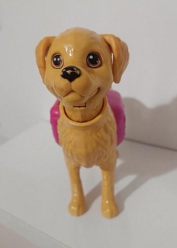 Pembe Sırt Çantalı Pastel Köpek Figürü - Görsel 2