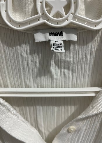 m Beden beyaz Renk Düğmeli Beyaz Kısa Kollu polo yaka tişört