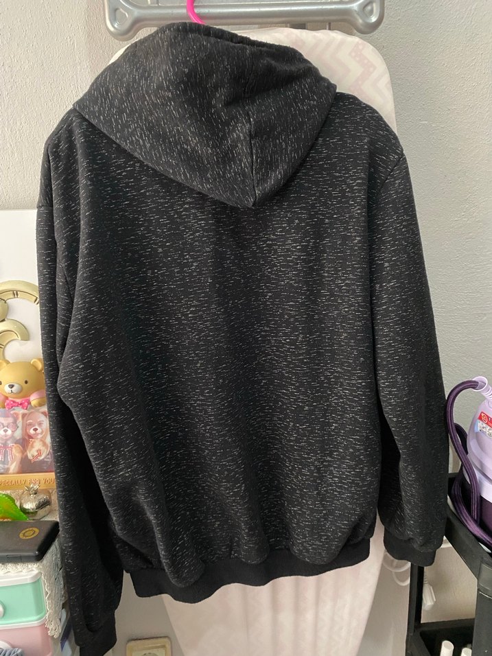 Fermuarlı Gri Sweatshirt - Görsel 2