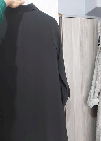 haki yeşil  kumaş gömlek tesettür - Görsel 5