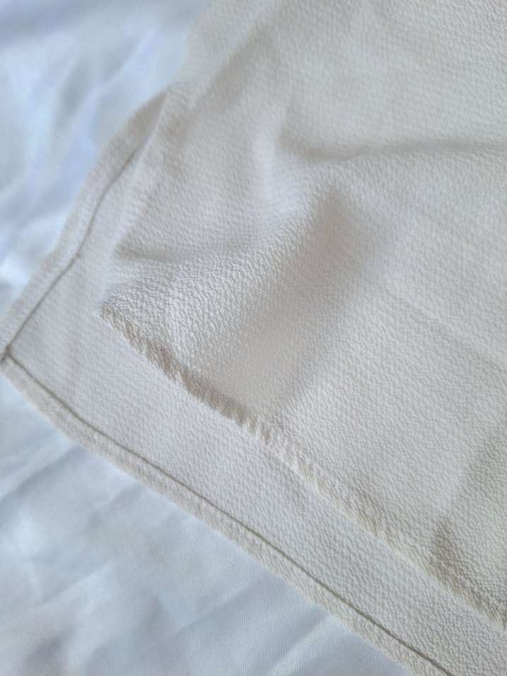 yazlık keten beyaz askılı - Görsel 5