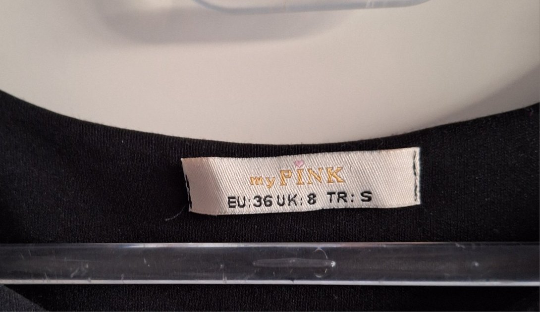 Siyah Pilili Kolsuz Kadın Bluz - Görsel 2