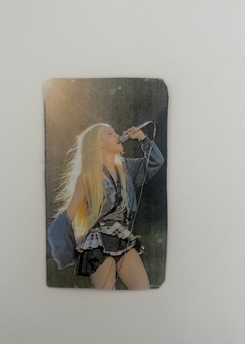 Blackpink rose arkalı önlü pvc kaplama Photocard - Görsel 2