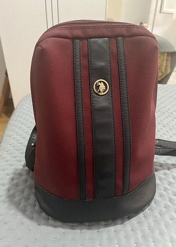 Beden Us polo Bordo Modern Klasik Kadın Sırt Çantası