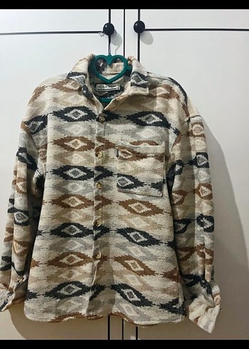 Düğmeli, Uzun Kollu, Bağlama Desenli Kadın Gömlek - Görsel 2