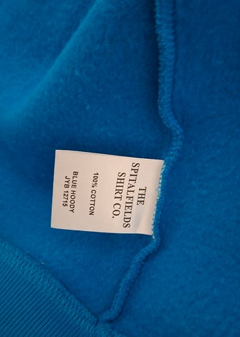 The spitalfield Erkek Çocuk Kapüşonlu Fermuarlı Mavi Sweatshirt - Görsel 6