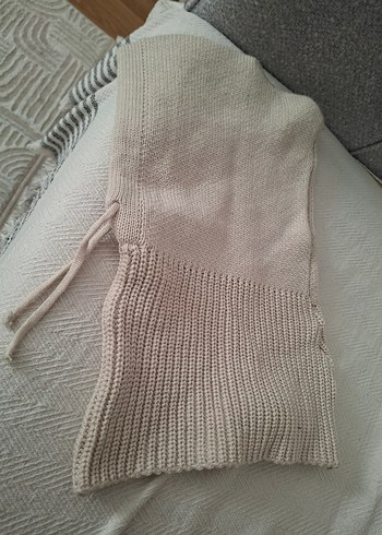 Kadın Bej Örgü Streetwear Bere - Görsel 3