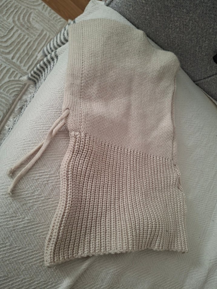 Kadın Bej Örgü Streetwear Bere - Görsel 3