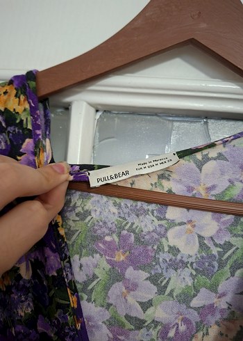 Pull & bear dress + Mor V Yaka 2'li set - Görsel 11