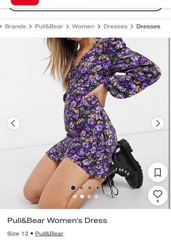 Pull & bear dress + Mor V Yaka 2'li set - Görsel 7