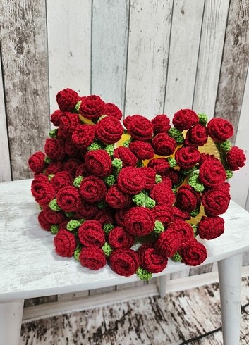 Örgü Buket şal ( battaniye) 70