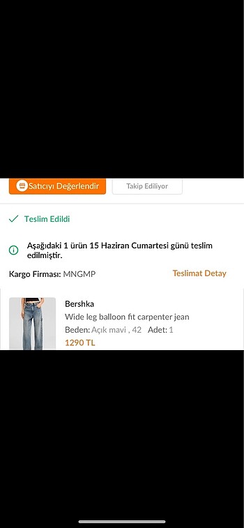 42 Beden berska bagy jean