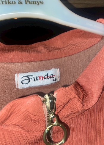 Kahverengi Piliseli Uzun elbise - Görsel 2