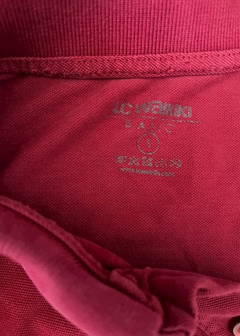 LC Waikiki Bordo Erkek Polo Yaka Kısa Kollu Tişört
