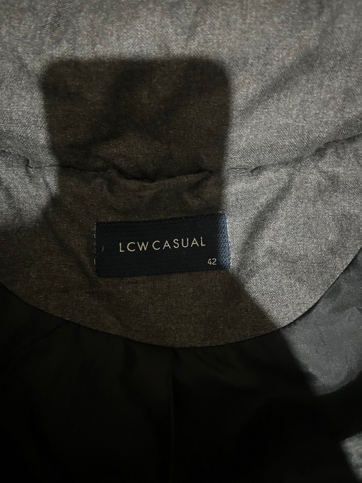 Gri Kürklü Kadın Kışlık Mont - Görsel 4