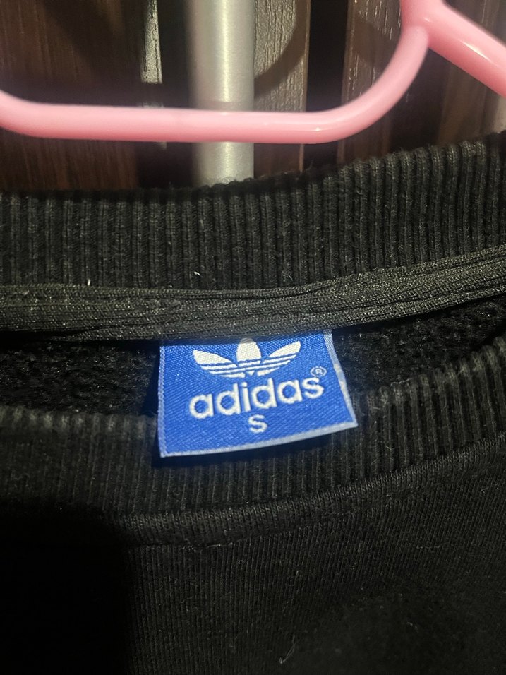 Siyah Kadın Adidas Sweatshirt, Uzun Kollu - Görsel 3
