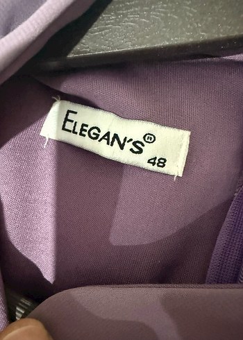 Uzun Kollu taş işlemeli Abiye Elbise - Görsel 3