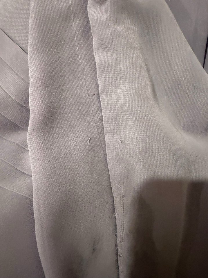 Uzun Kollu taş işlemeli Abiye Elbise - Görsel 2