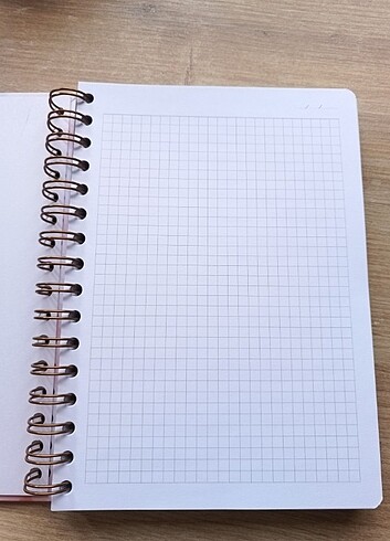  Beden Renk Matt Notebook Kareli Defter
