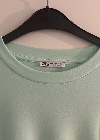 Yeşil Salaş pamuk erkekTişört - Görsel 3