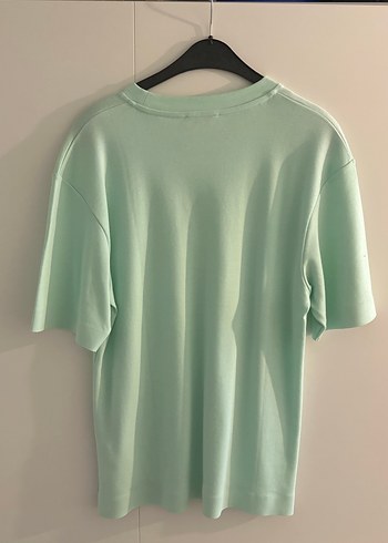 Yeşil Salaş pamuk erkekTişört - Görsel 2