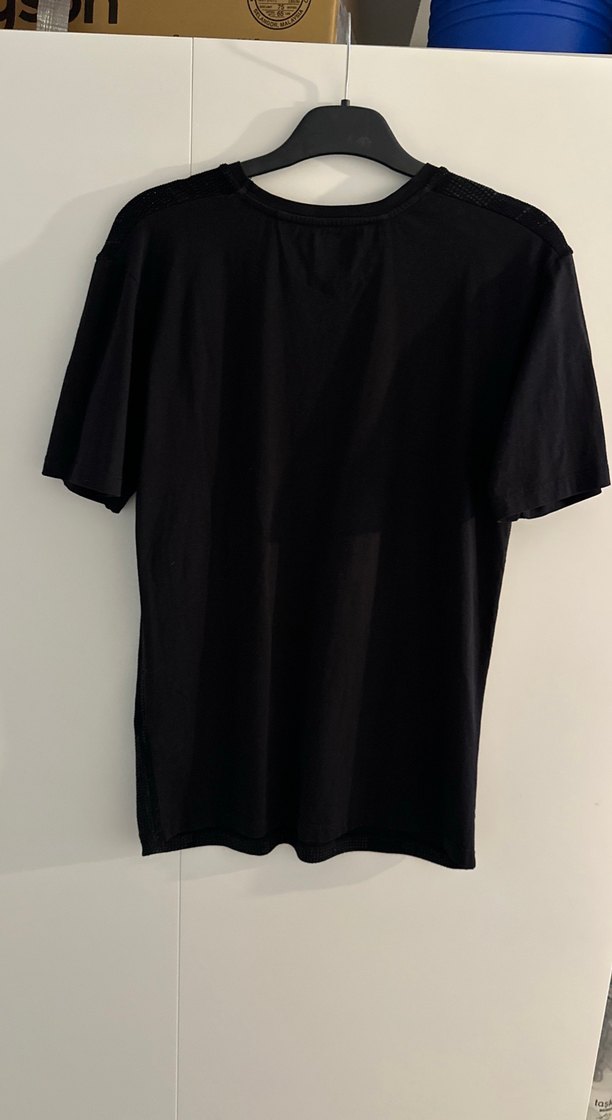 Siyah Kısa Kollu Koton Tshirt - Görsel 2