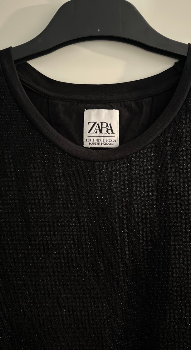 Siyah Kısa Kollu Koton Tshirt - Görsel 3