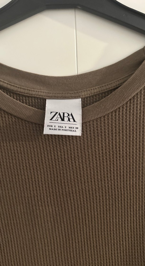 Yuvarlak yaka haki erkek tişört - Görsel 3