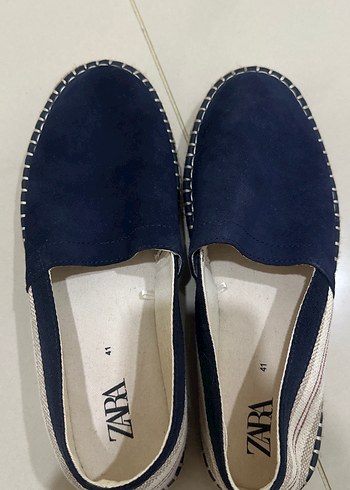 Erkek lacivert ve hasır kullanımı şık yazlık ayakkabı - Görsel 3