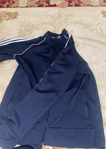 Erkek Lacivert Fermuarlı Eşofman Üstü - Görsel 3