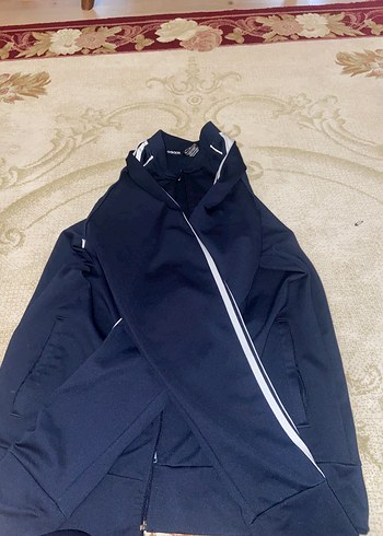 Erkek Lacivert Fermuarlı Eşofman Üstü - Görsel 5