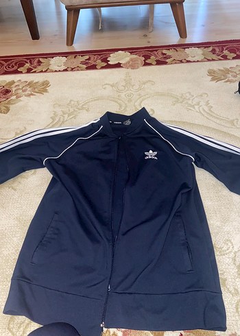 Erkek Lacivert Fermuarlı Eşofman Üstü - Görsel 2